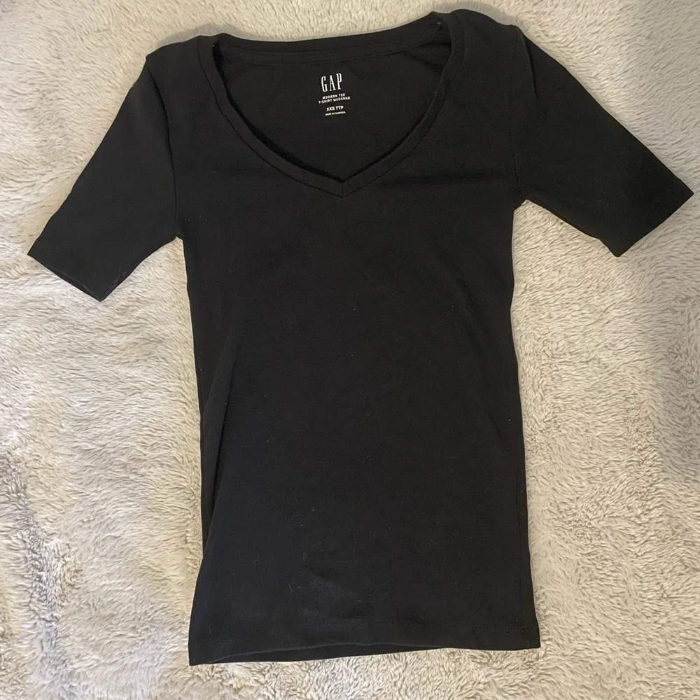 Vintage Gap Black Short Sleeve Tee - Picture 1 of 5